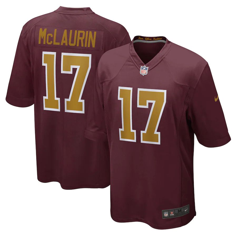 Men Washington Redskins #17 Terry McLaurin Nike Burgundy Alternate Game NFL Jersey->washington redskins->NFL Jersey